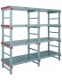 Rayonnage gamme euro 150 x 50 cm, 4 niveaux, hauteur 175 cm