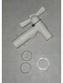 ROBINET BLANC PUISAGE PLASTIQUE CUVE 1⁄4 TOUR 20X27