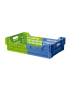 Caisse ajourée empilable emboîtable bicolore 600 x 400