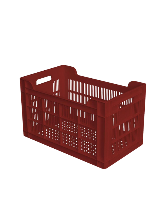 Caisse ajourée avec poignées 500 x 300
