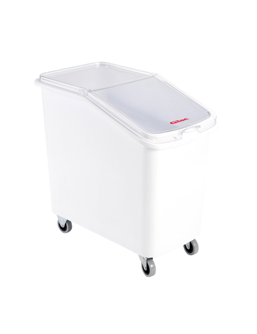 Bac à ingrédients 100 L + couvercle - chape acier