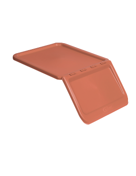 Couvercle pour bac 40 L et 80 L - terracotta