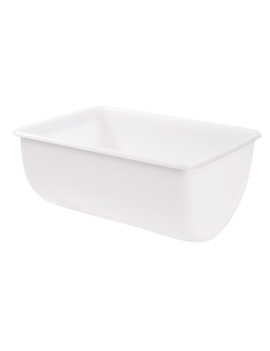 Bac grand volume semi-cylindrique