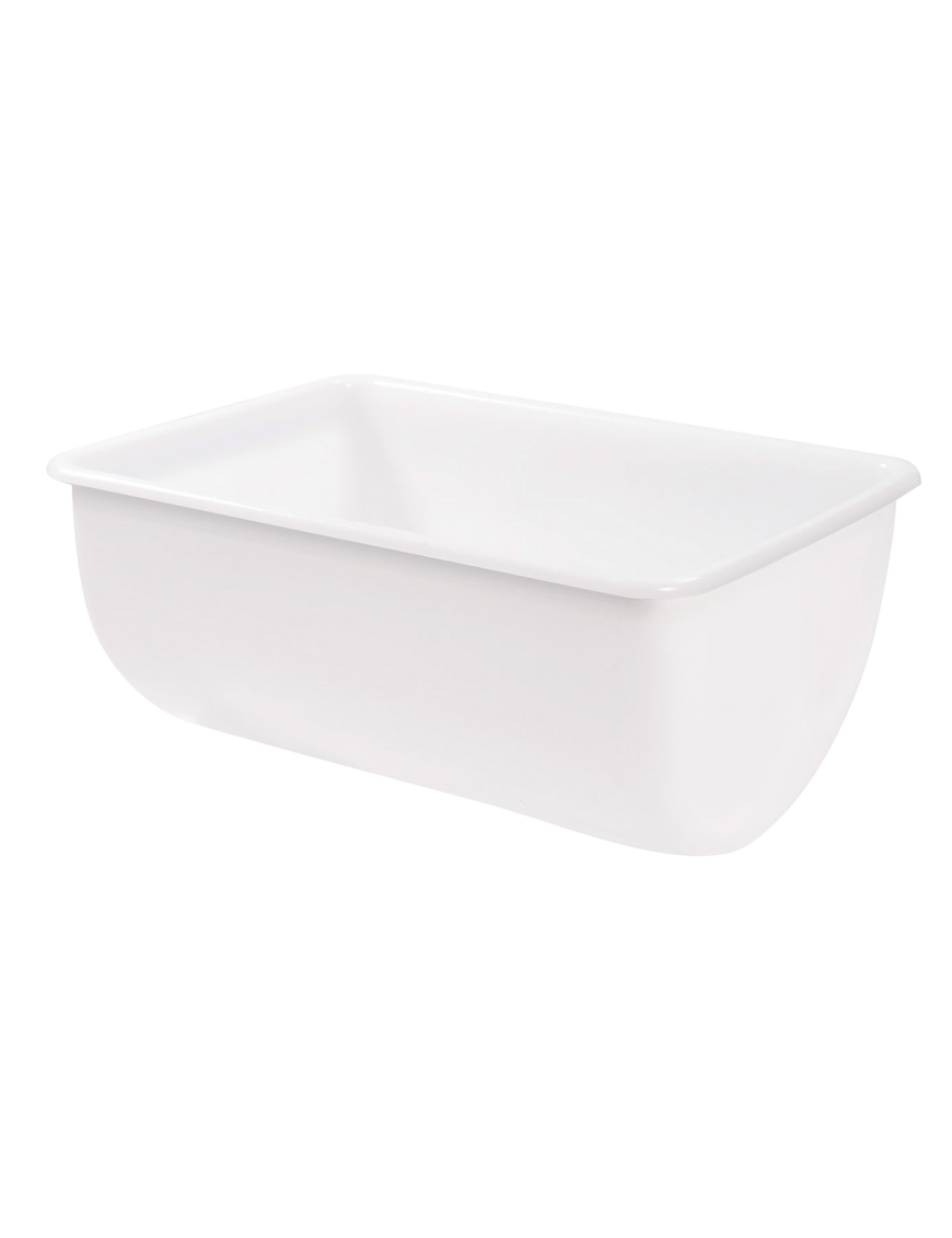Bac grand volume semi-cylindrique