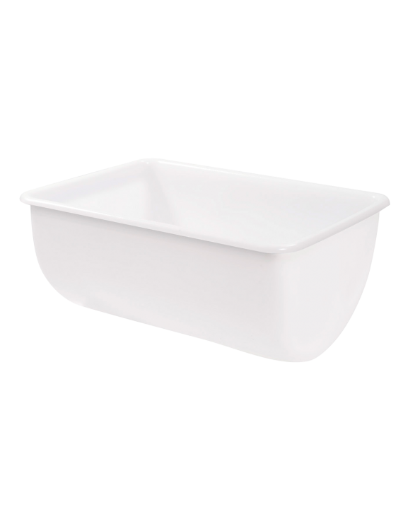 Bac grand volume semi-cylindrique
