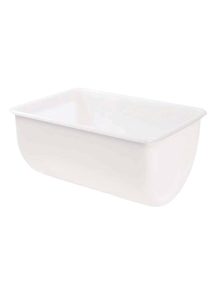 Bac grand volume semi-cylindrique