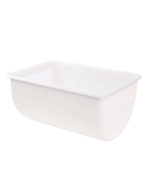 Bac grand volume semi-cylindrique
