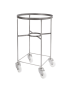 Chariot pour bac grand volume hémisphérique - inox