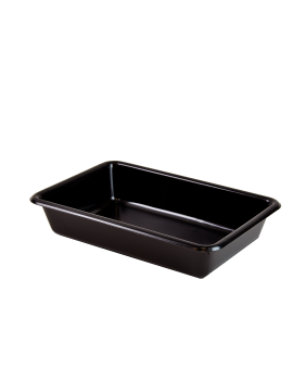 Bac plat noir