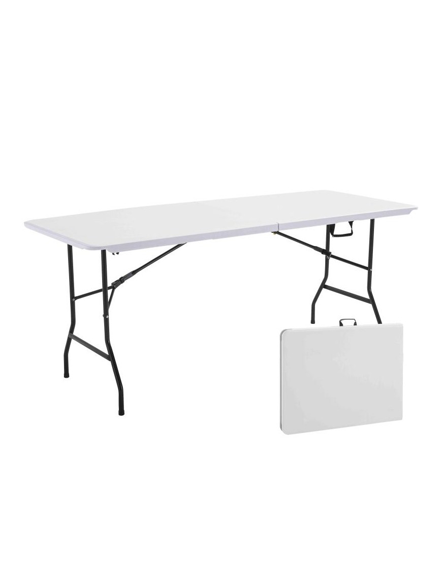 Table pliante Valise 180 x 70 x 74 cm - légère