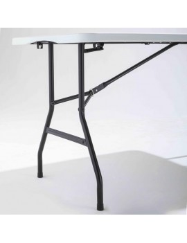 Table pliante Valise 180 x 70 x 74 cm + 8 chaises