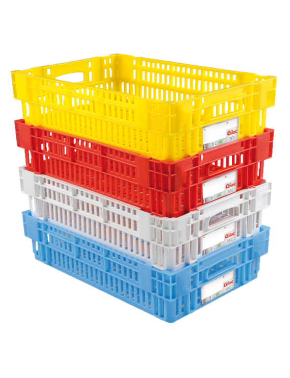 Caisse ajourée 600x400x146 mm - HACCP - 27 L