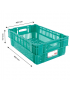 Caisse ajourée 600 x 400 x 197 mm - HACCP - 37 L