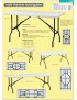 Table pliante 183 x 76 x 74cm Noire