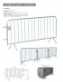 Barrière de police 18 Barreaux